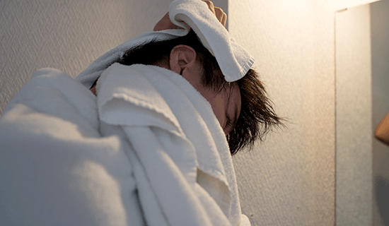 Higiene íntima masculina toalla