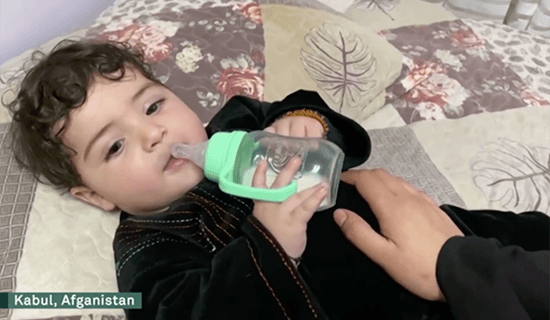 Bebé en Afganistán