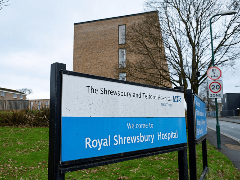 Bebés en el hospital Shrewsbury and Telford
