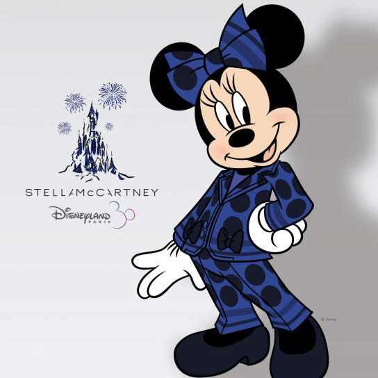 Minnie Mouse con el diseño de Stella McCartney