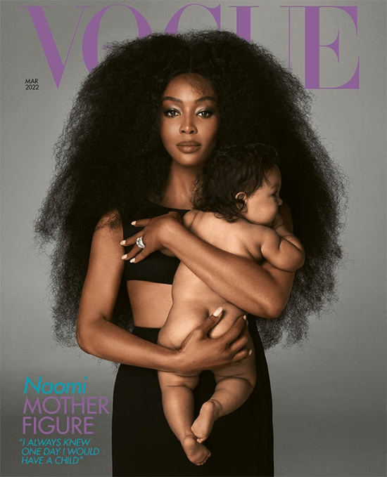 Naomi Campbell con su bebé