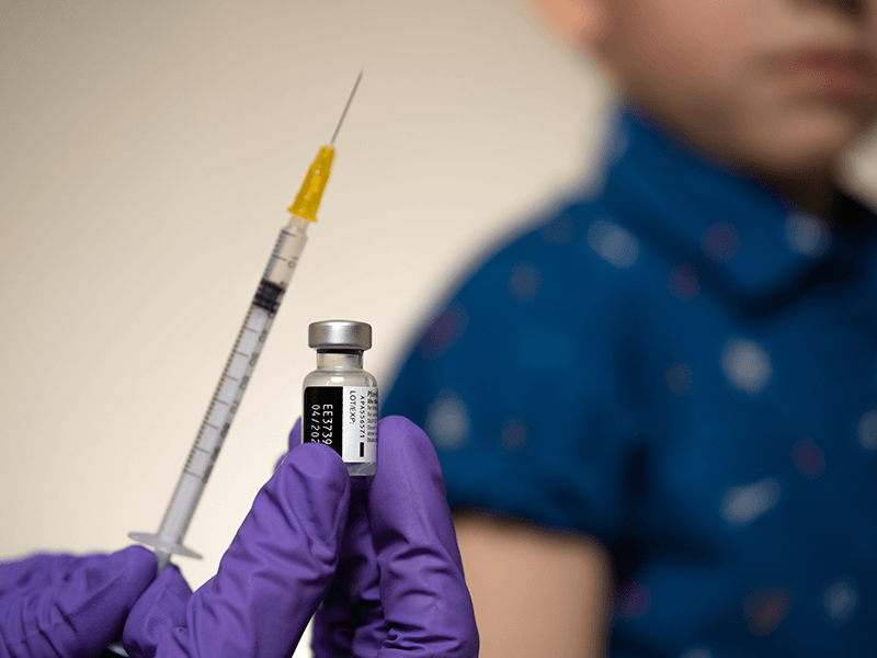 Vacunación frente a la Covid en niños
