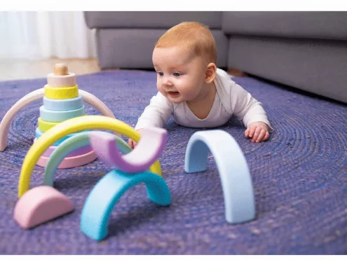 Las mantitas de juego, imprescindibles en el desarrollo de los bebés – Gabis