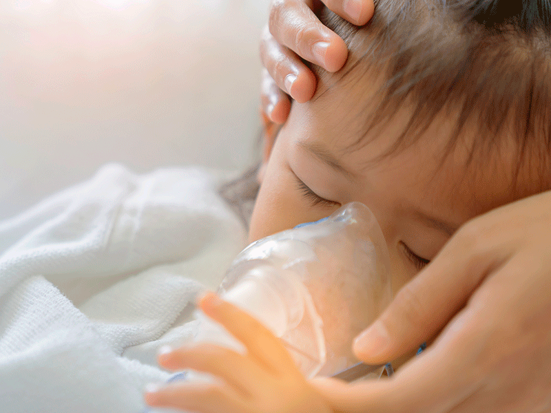 ¿Se puede usar un aerosol cuando el bebé está resfriado?