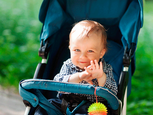 Salir al aire libre con el bebé el primer año