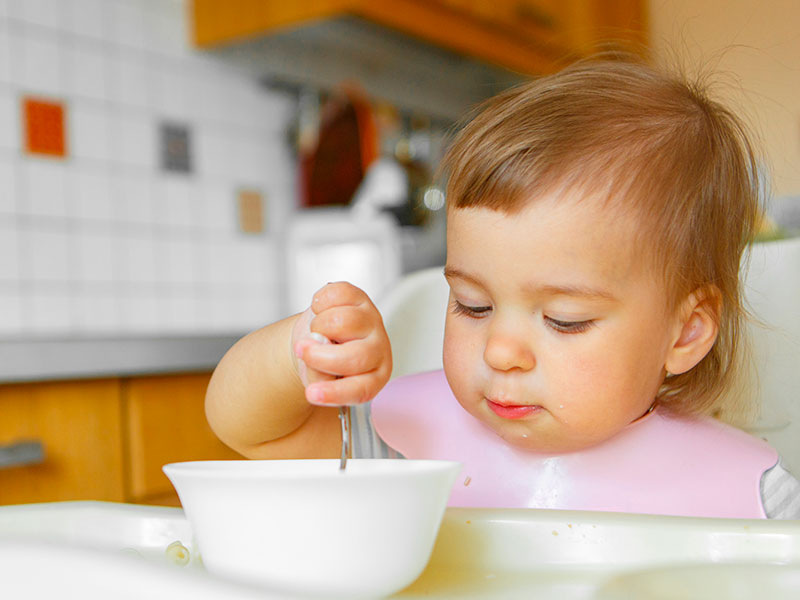 Cereales sin gluten y con gluten: lista para el bebé