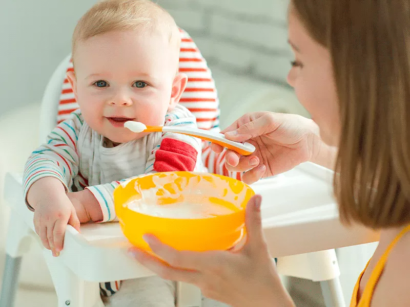 Lista de cereales para el bebé, sin gluten y con gluten