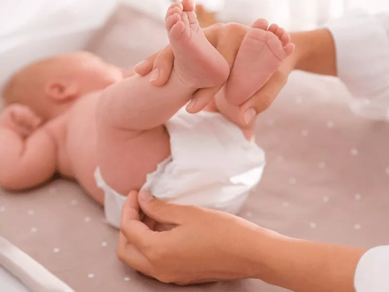 Cómo limpiar las partes íntimas del bebé