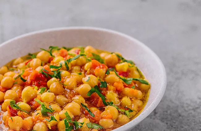 cenas-garbanzos-tomate-zanahoria