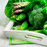 hierro vegetales verdes