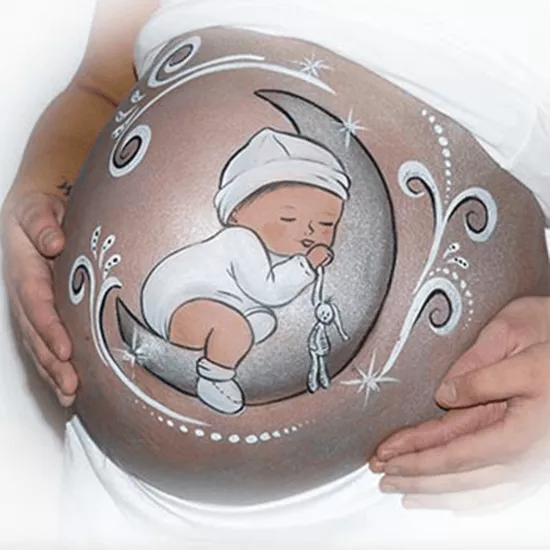  Bump painting: pintar la pancita de la embarazada