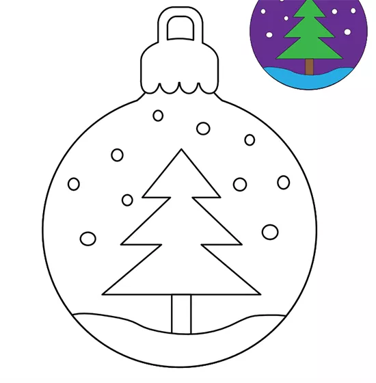  Manualidades y dibujos de esferas de Navidad