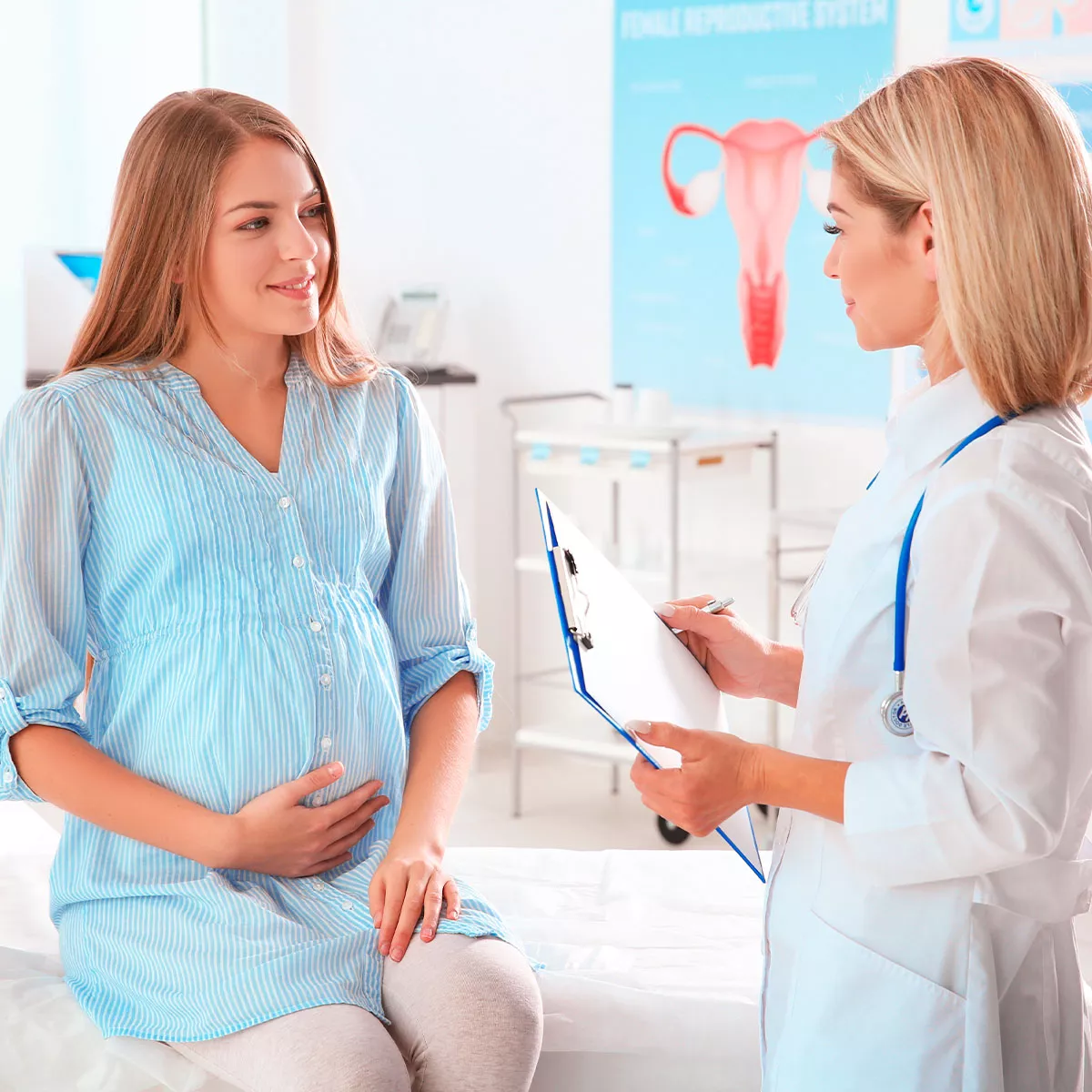Exámenes en el embarazo guía de las visitas al ginecólogo imagen