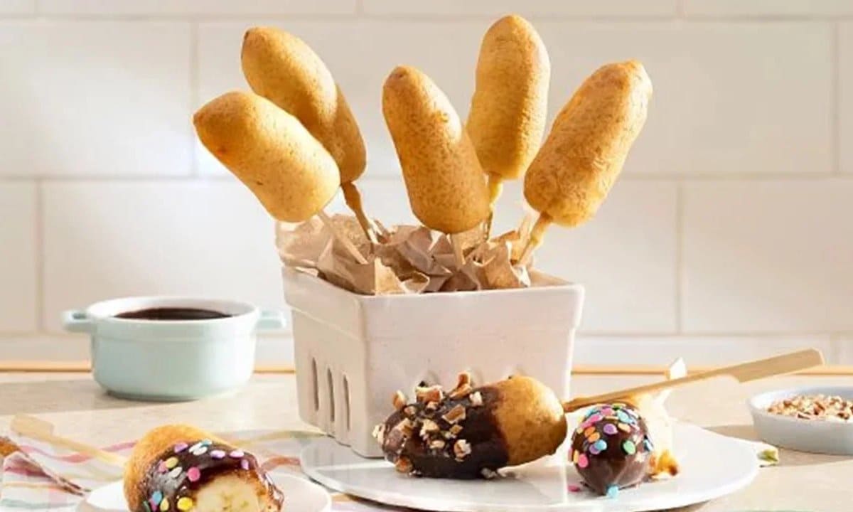 Banderillas de plátano Banderillas de plátano