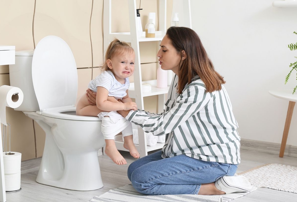 niña llorando por estreñimiento 