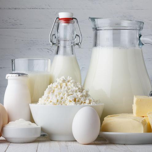 Lácteos y vitamina D-alimentos con vitamina D