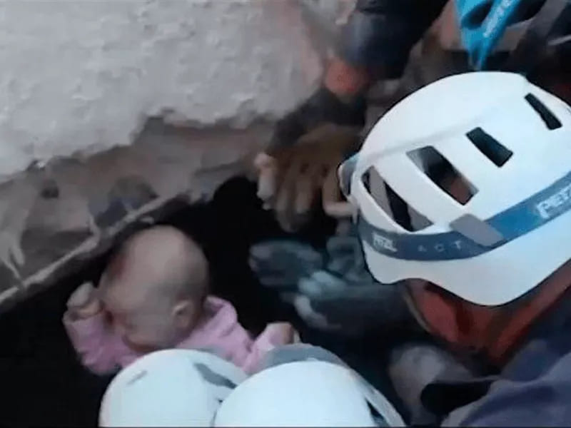 Rescate bebe jordania