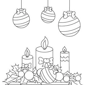 colorear-velas-navidad