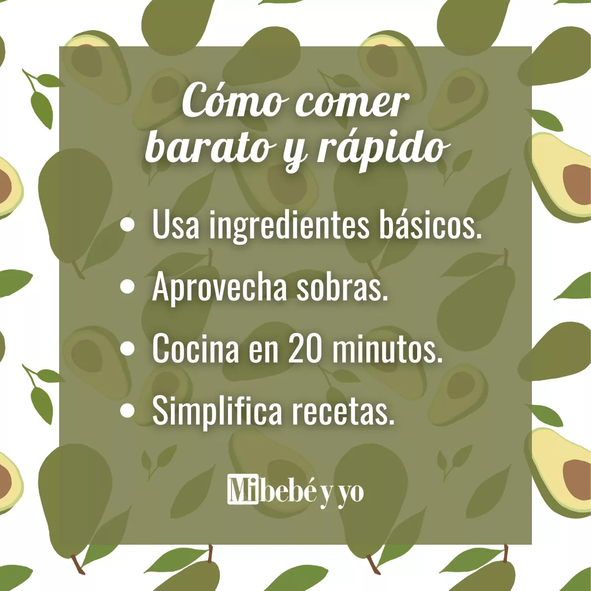 como-comer-barato-rapido-infografia