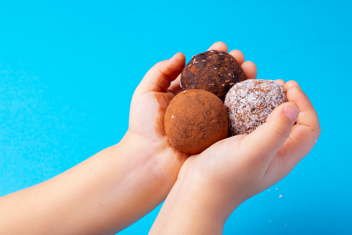 trufas de datiles para niños