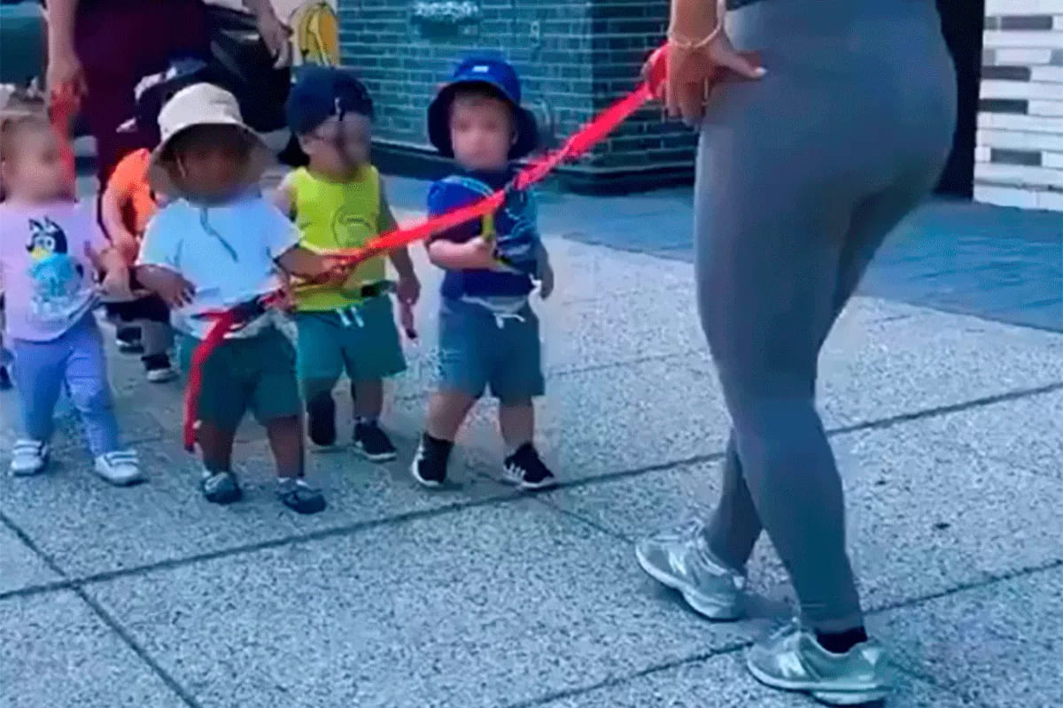 cuerda paseo infantil