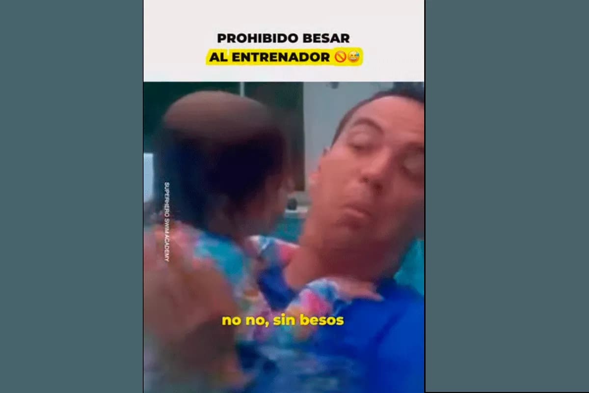 besos entrenador natacion