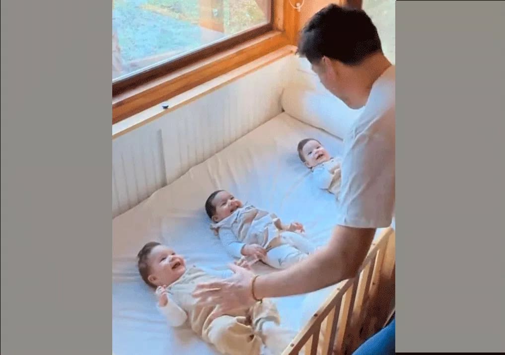padre trillizos crianza compartida