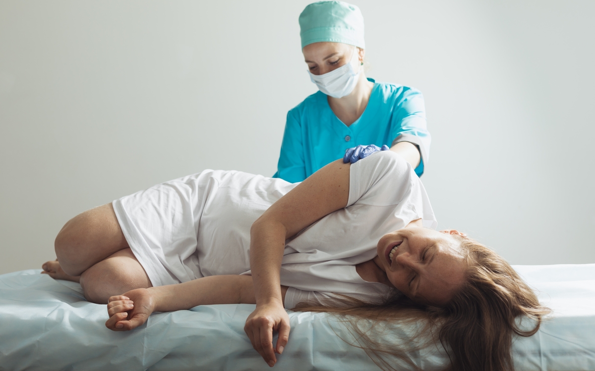 Anestesia epidural a mujer