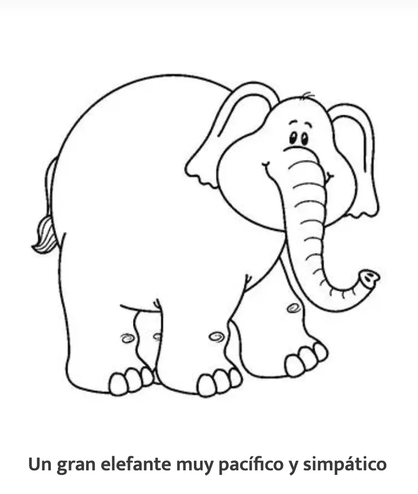 Dibujos de elefantes: ¡imprime y colorea! dibujo-de-elefante-para-colorear-dibujos-para-colorear-imprimir-gratis
