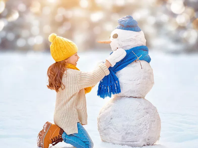 hacer un muñeco de nieve de Navidad: trucos pasos