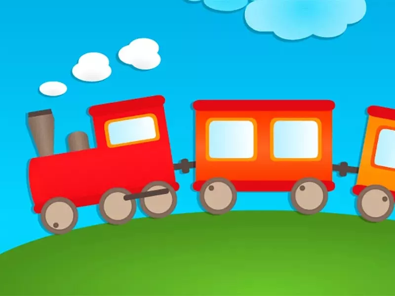 Dibujos de trenes para colorear