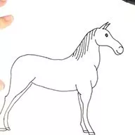 Cómo dibujar un caballo, paso a paso