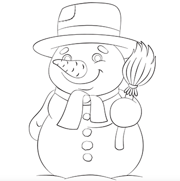 dibujo-muneco-nieve-8