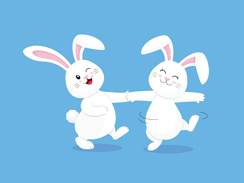 dibujos conejos