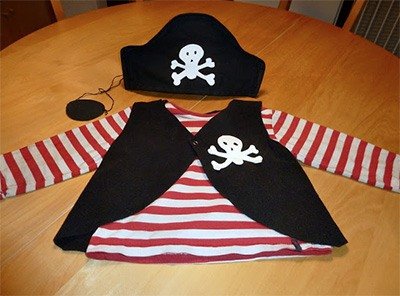 disfraz pirata casero