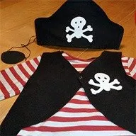 Crítico Gorrión vela Disfraz de pirata casero, paso a paso