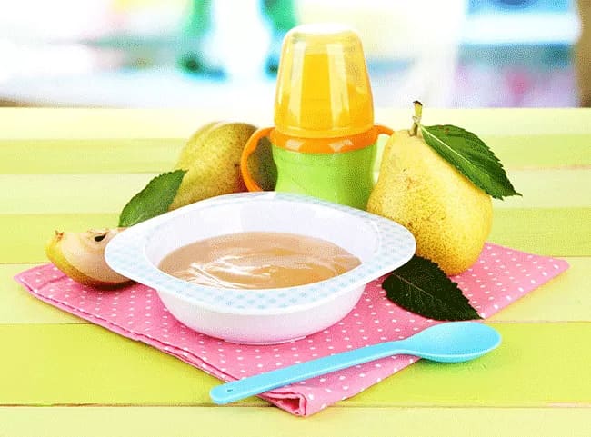 yogur-pera-platano-merienda