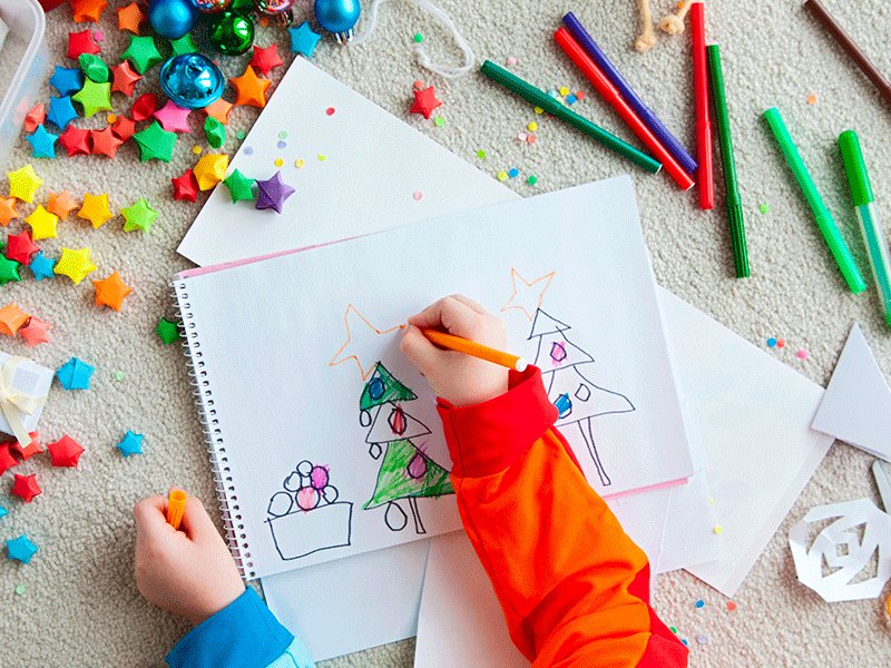 120 Dibujos de Navidad para niños: ¡muchas imágenes para colorear!